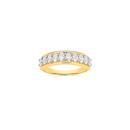 Alora-9ct-Gold-1-Carat-TW-Lab-Grown-Diamond-Oval-Cut-Band Sale