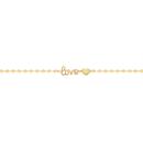 9ct-Gold-Diamond-Love-Heart-Bracelet Sale
