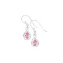 Silver-CZ-Twist-Drop-Earrings Sale