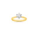9ct-Gold-1-Carat-Lab-Grown-Diamond-Solitaire-Ring Sale