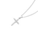 Alora-9ct-White-Gold-Lab-Grown-Diamond-Cross-Pendant Sale