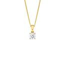 10ct-Gold-13-Carat-Lab-Grown-Diamond-Solitaire-Pendant Sale