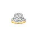 Alora-9ct-Gold-Lab-Grown-Diamond-Cluster-Ring Sale
