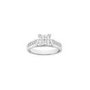 18ct-White-Gold-Diamond-Princess-Cut-Ring Sale