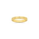 9ct-Gold-Diamond-Cut-Pattern-Stacker-Ring Sale