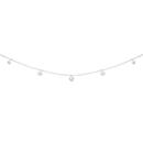 Sterling-Silver-Cubic-Zirconia-4055cm-Bezel-Fringe-Necklet Sale