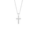 Sterling-Silver-Cubic-Zirconia-Large-Cross-Pendant Sale