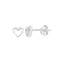 Sterling-Silver-Open-Heart-Stud-Earrings Sale
