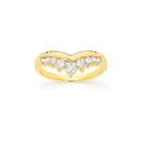 10ct-Gold-Lab-Grown-Diamond-V-Shape-Ring Sale