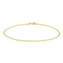 9ct-Gold-19cm-Diamond-cut-Curb-Bracelet Sale