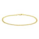 9ct-Gold-20cm-Solid-Curb-Bracelet Sale