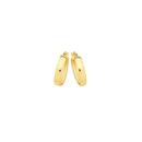 9ct-Gold-4x15mm-Polished-Half-Round-Hoop-Earrings Sale