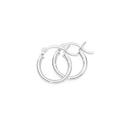 Sterling-Silver-2x10mm-Polished-Tube-Hoop-Earrings Sale