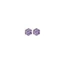 Sterling-Silver-Cubic-Zirconia-Cluster-Stud-Earrings Sale