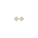 Alora-9ct-Gold-12-Carat-Lab-Grown-Diamond-Clover-Stud-Earrings Sale