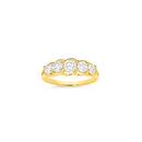 Alora-9ct-Gold-Lab-Grown-Lab-Grown-Diamond-Swirl-Ring Sale