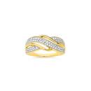 9ct-Gold-Diamond-Swirl-Crossover-Ring Sale