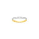 9ct-Gold-Diamond-Claw-Set-Band Sale