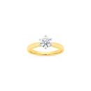 18ct-Gold-Diamond-1ct-Solitaire-Ring Sale