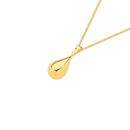 9ct-Gold-Large-Puff-Teardrop-Pendant Sale
