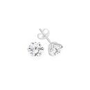 Sterling-Silver-Cubic-Zirconia-Tulip-Basket-Stud-Earrings Sale