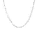 Silver-45cm-Solid-Curb-Chain-Made-In-Italy Sale