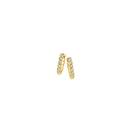 9ct-Gold-Diamond-Swirl-Huggie-Earrings Sale