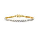 9ct-Gold-Diamond-Tennis-Bracelet Sale
