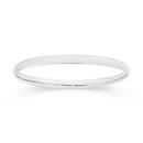 Silver-4x45mm-Solid-Childrens-Bangle Sale