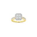9ct-Gold-12-Carat-TW-Lab-Grown-Diamond-Asscher-Cluster-Ring Sale