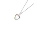 Sterling-Silver-Rainbow-Crystal-Open-Heart-Pendant Sale