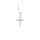 Sterling-Silver-Cubic-Zirconia-Cross-Pendant Sale