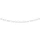 Italian-Sterling-Silver-45cm-Solid-Curb-Chain Sale