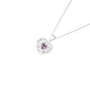 Silver-CZ-Scroll-Detail-Heart-Locket Sale