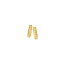 Sterling-Silver-Gold-Plated-Diamond-Channel-Set-Huggie-Earrings Sale