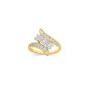 9ct-Two-Tone-Gold-Diamond-Trilogy-Swirl-Ring Sale
