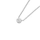 Sterling-Silver-Cubic-Zirconia-45cm-Necklet Sale