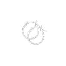 Silver-15x15mm-Square-Tube-Hoop-Earrings Sale