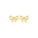 9ct-Gold-Mini-Bow-Stud-Earrings Sale