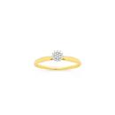 9ct-Gold-Diamond-Cluster-Ring Sale