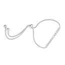 Sterling-Silver-Cubic-Zirconia-Curved-Bar-Friendship-Bracelet Sale
