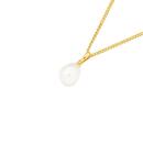 9ct-Gold-9mm-Cultured-Freshwater-Pearl-Basic-Pendant Sale