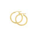 9ct-Gold-2x20mm-Hoop-Earrings Sale