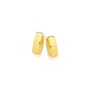 9ct-Gold-11mm-Oval-Polish-Huggie-Earrings Sale