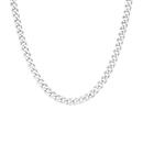 Sterling-Silver-55cm-Solid-Curb-Chain-Made-In-Italy Sale