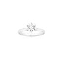 ALORA-14CT-WHITE-GOLD-1-CARAT-LAB-GROWN-DIAMOND-SOLITAIRE-RING Sale