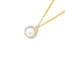 9ct-Gold-Cultured-Freshwater-Pearl-Diamond-Slider-Pendant Sale