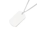 Silver-Plain-Dogtag-Pendant Sale