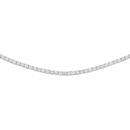 Sterling-Silver-Cubic-Zirconia-43cm-Tennis-Necklace Sale
