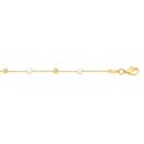 9ct-Gold-19cm-Pearl-Beaded-Bracelet Sale